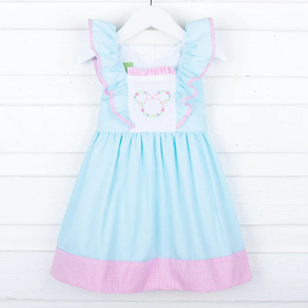 Floral Mouse Ears Waterfall Mint Dress | Classic Whimsy