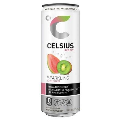 Celsius Sparkling Kiwi Guava Energy Drink - 12 fl oz Can | Target