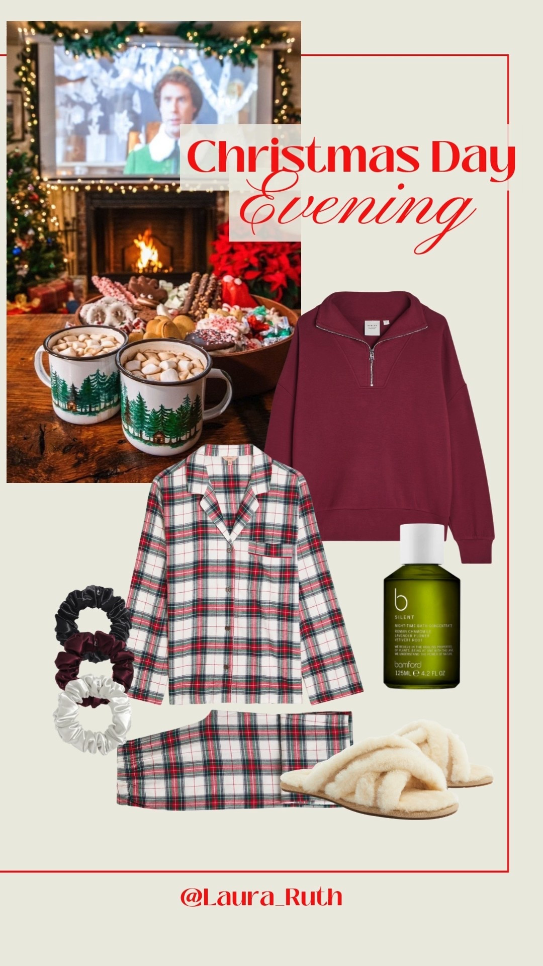 When the presents are opened and dinner is done, it’s time to exhale.
Hot bath running, hair scooped up, the softest flannel PJs, fluffy slippers and a mug of something sweet by the fire 🎄☕️ The perfect comfy end to the best day ❤️ 

#LTKuk #LTKfestive #LTKxHarveyNichols