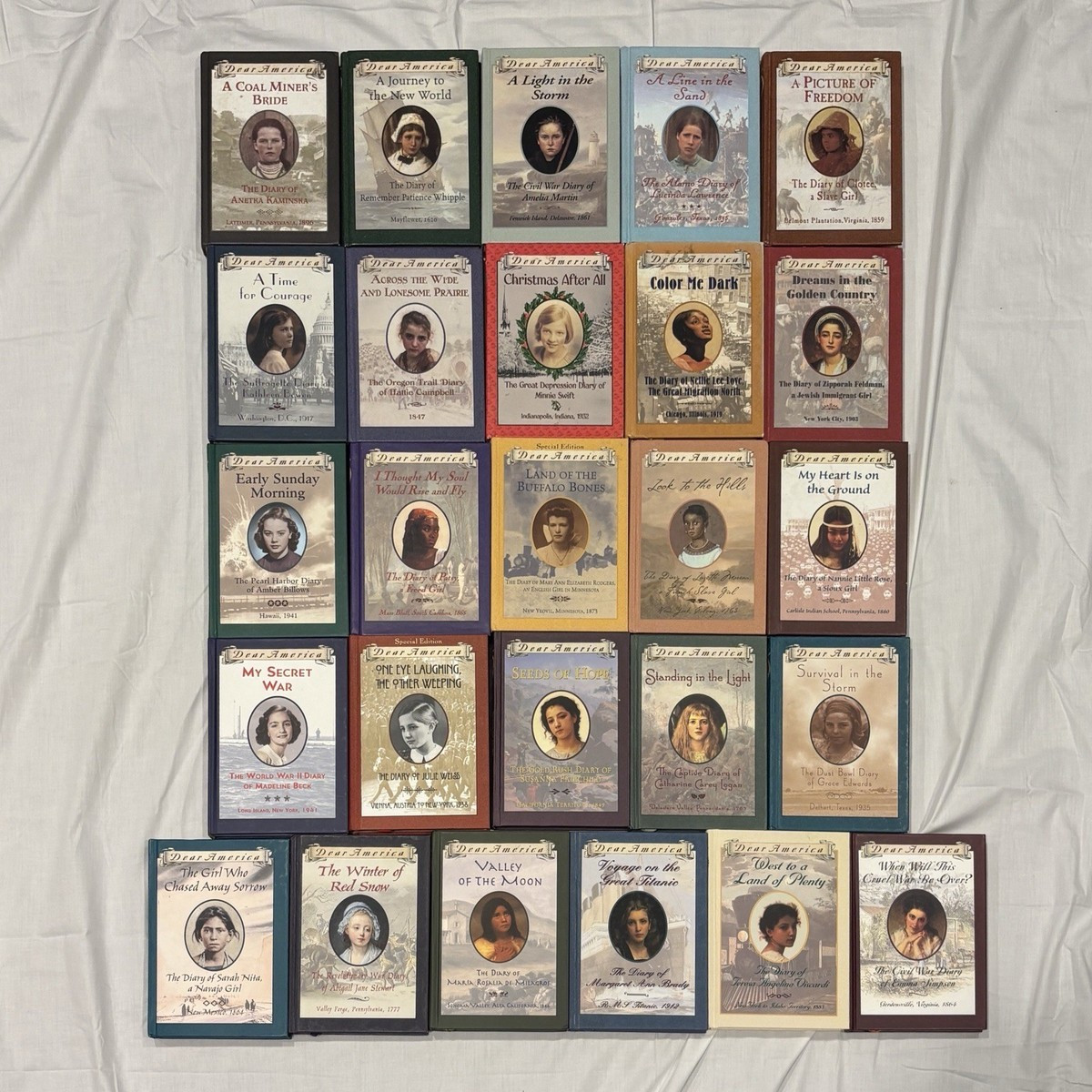 Dear America Series Lot 26 Set Hardcover Historical Fiction Diary - NO DUPLICATE | eBay US