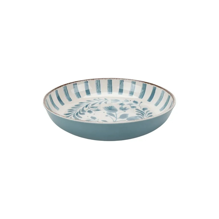 Better Homes & Gardens Bamboo Melamine Dinner Bowl, Blue | Walmart (US)