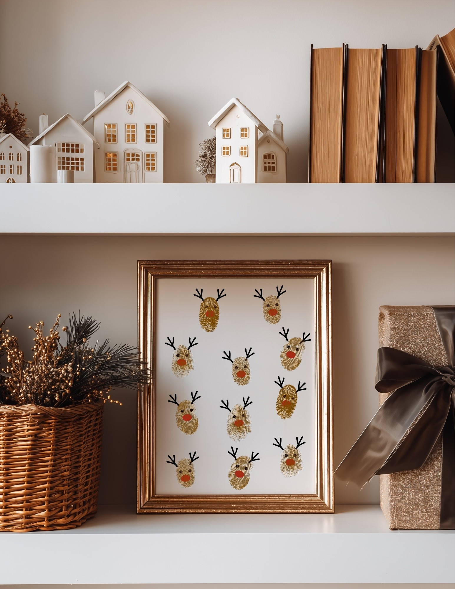 Reindeer fingerprint art for kids🦌

#LTKHoliday #LTKmomlife #LTKKids