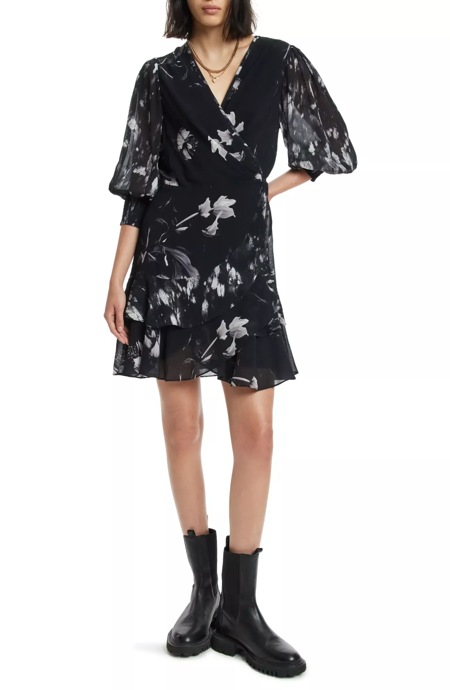 Allsaints jade best sale aster dress