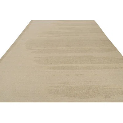 Rug & Kilim’S Abstract Minimalist Rug With Neutral Geometric Pattern | Wayfair North America