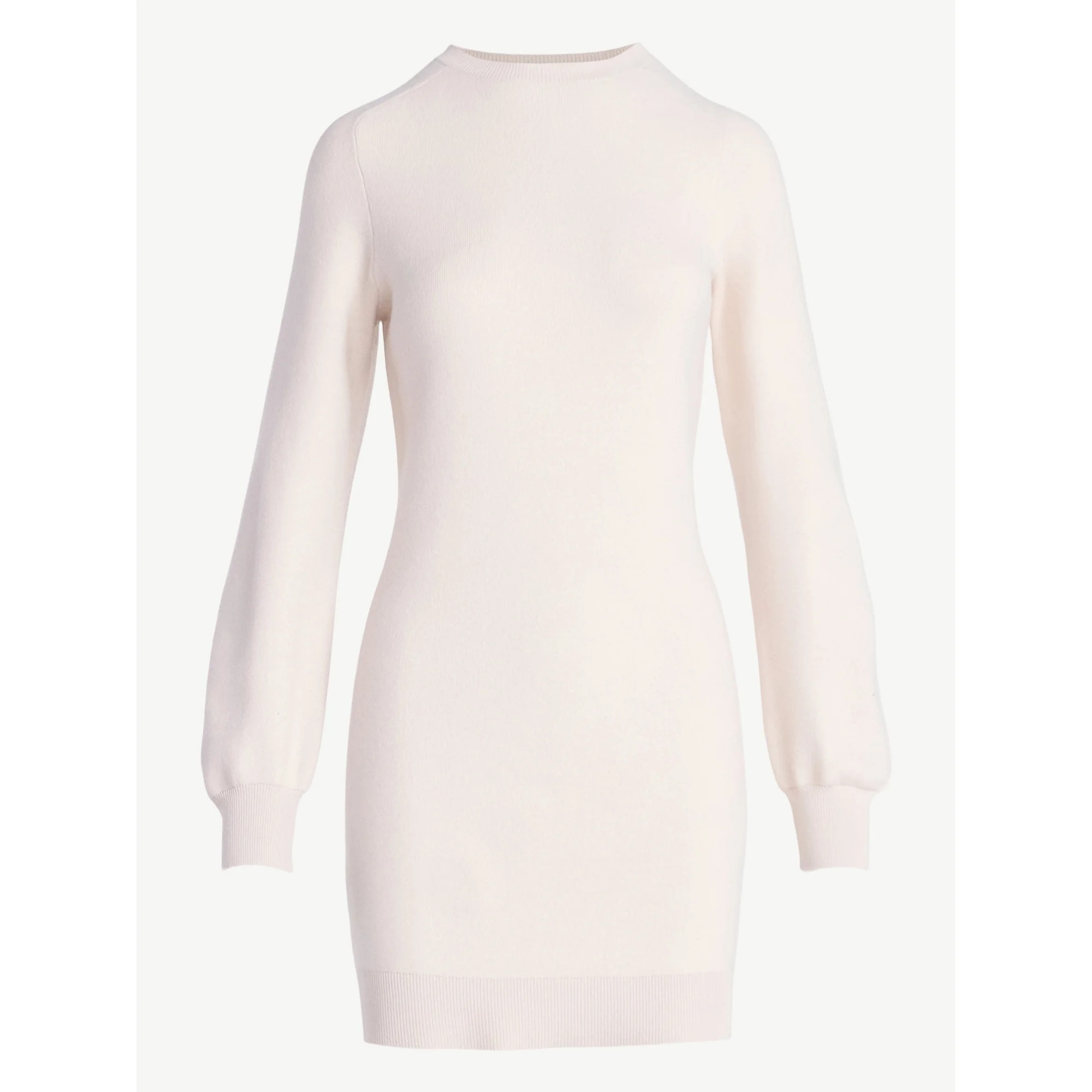 Scoop Women's Saddle Sweater Dress with Long Sleeves, Sizes XS-XXL | Walmart (US)