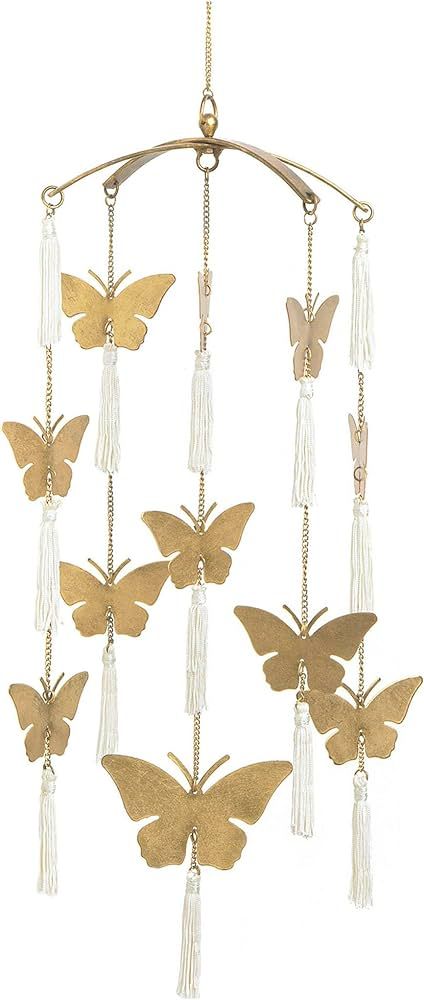 Crane Baby Butterfly Nursery Décor for Boys and Girls, Ceiling Hanging, 6" x 6" X 36" | Amazon (US)