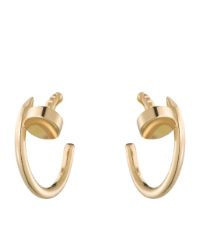 Yellow Gold Juste un Clou Hoop Earrings | Harrods