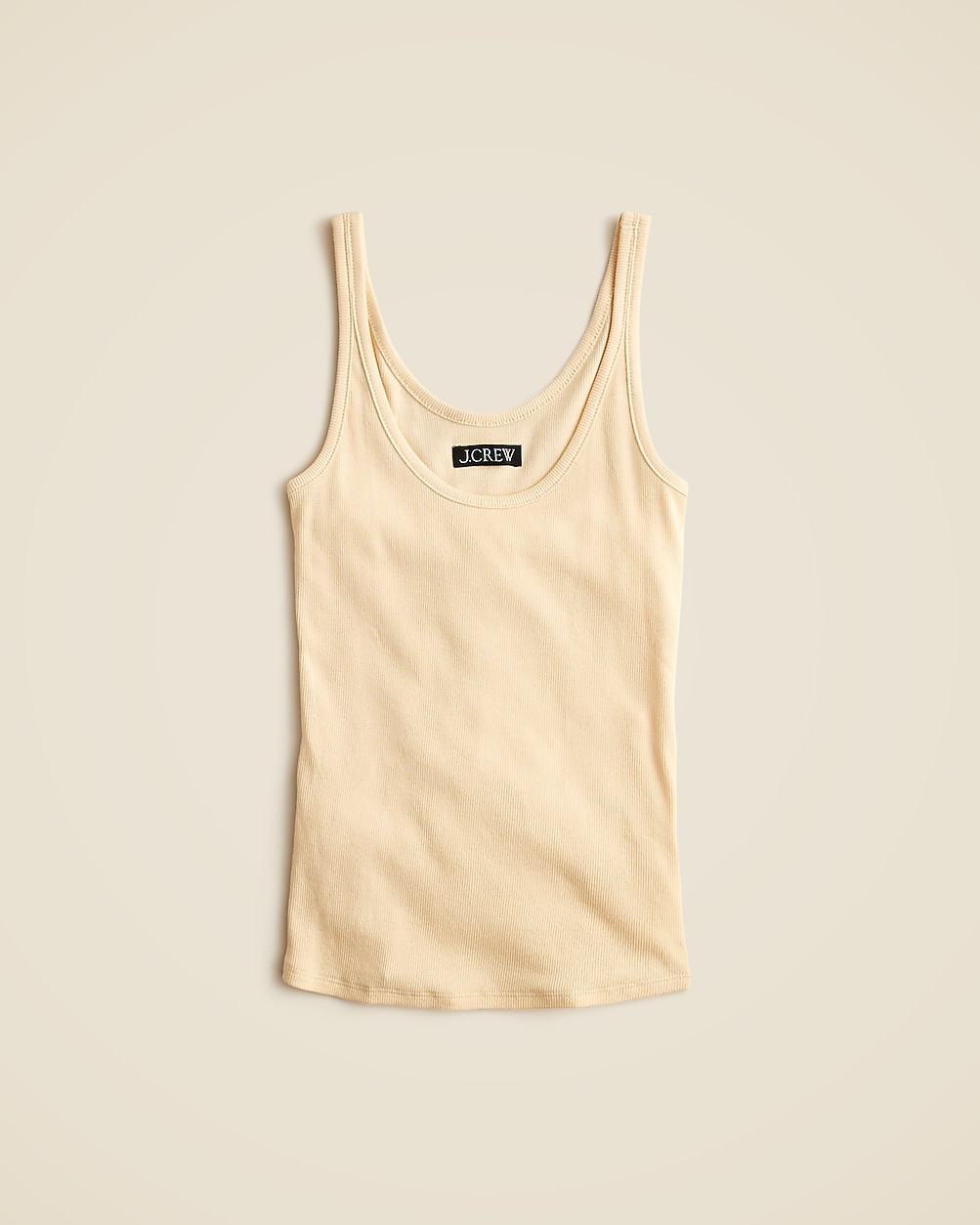 New fine rib scoopneck tank top | J. Crew US