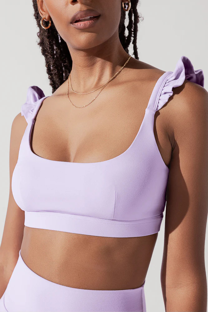 Romance Ruffle Bra - Digital Lavender | POPFLEX