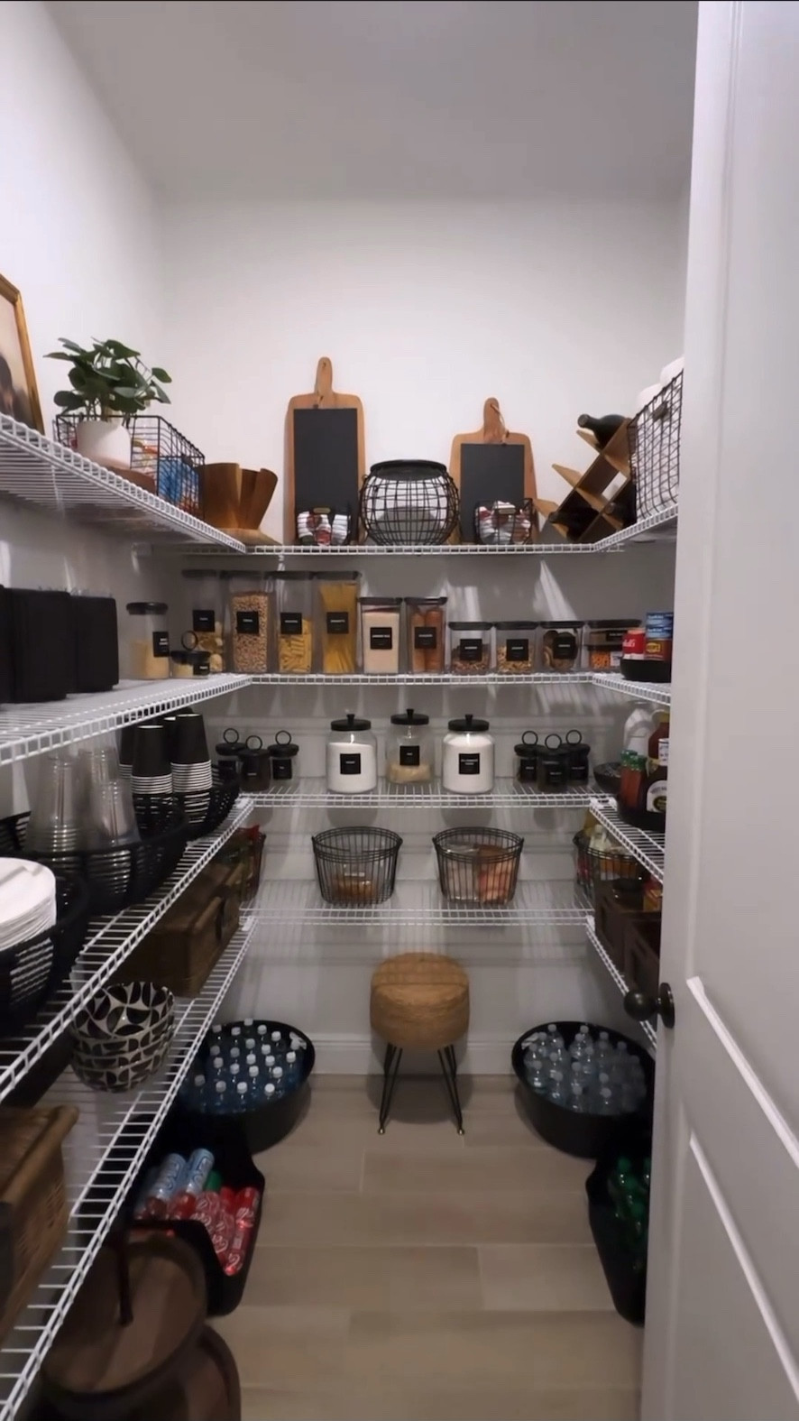 No choice but to live with the wire pantry racks? Here’s how I made the best of my pantry space to give it a makeover with some personality & style  

#LTKVideo #LTKhome #LTKstyletip