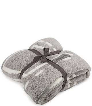Barefoot Dreams CozyChic Covered In Prayer Collection Throw Blanket - Oyster/Pearl | Dillard's