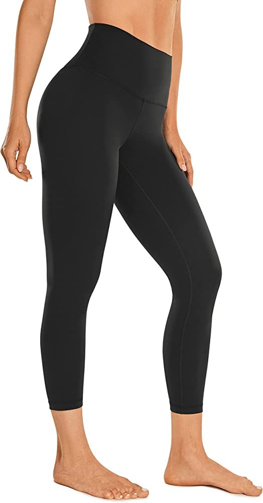 Amazon.com: CRZ YOGA Butterluxe High Waisted Capris Workout Leggings for Women 23'' - Lounge Legg... | Amazon (US)