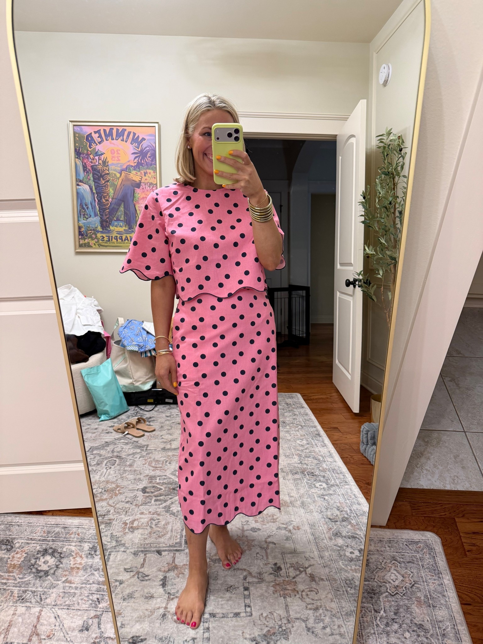 How adorable is this set?! Wearing small in both! Use code Bobbi15 for one time use! 
Shoes linked are vici (code is Bobbisave30) and would be so cute paired with this! Colors are pink and navy 

#LTKootd #LTKgrwm