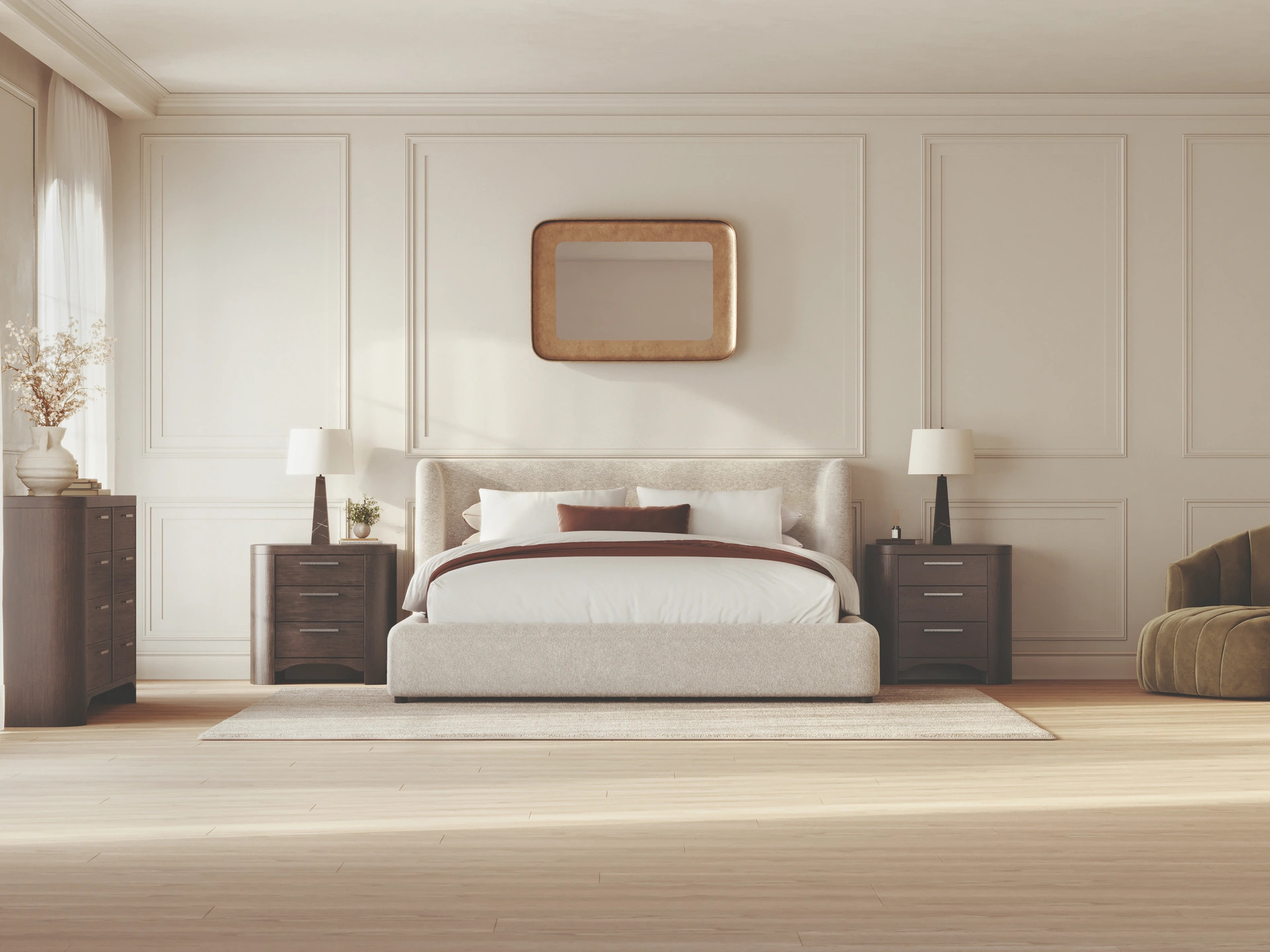 Neo King Upholstered Platform Bed | Ashley