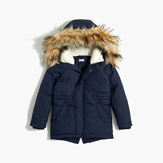 Boys' parkaItem AR583 
 Reviews
 
 
 
 
 
3 Reviews 
 
 |
 
 
Write a Review 
 
 
 
 
overall rat... | J.Crew Factory