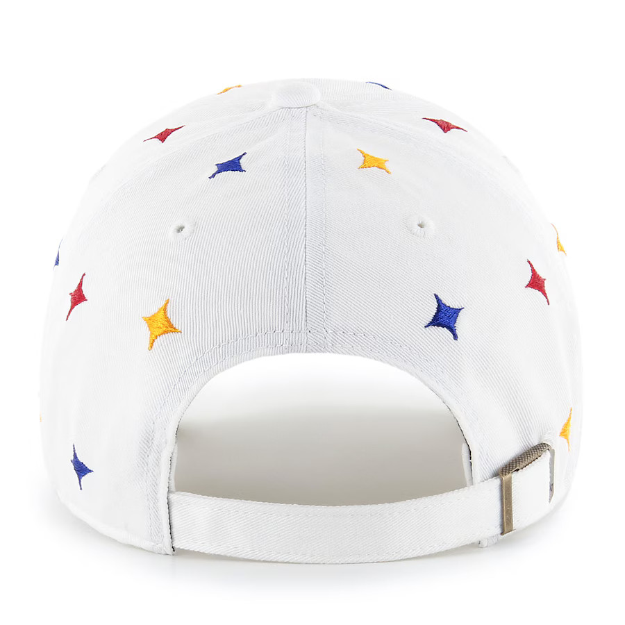 Pittsburgh Steelers '47 Unisex Confetti Clean Up Adjustable Hat - White | Fanatics