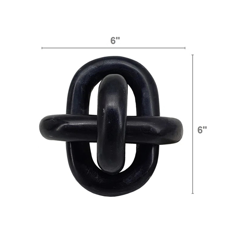 Beaulah Decorative Marble Chain Sculpture | Wayfair North America