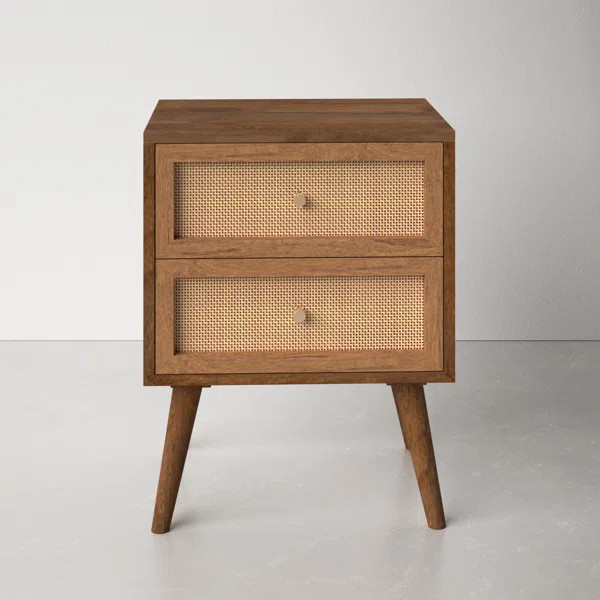 Nico Solid + Manufactured Wood Nightstand | Wayfair Professional