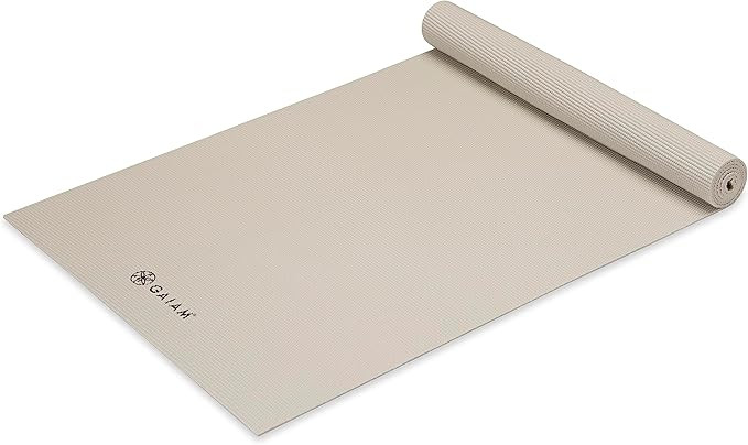 Gaiam Yoga Mat - Premium 5mm Solid Thick Non Slip Exercise & Fitness Mat for All Types of Yoga, P... | Amazon (US)