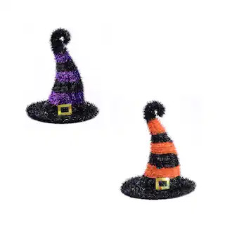 Assorted 12.5" Tinsel Witch Hat Decoration, 1pc. by Ashland® | Michaels | Michaels Stores