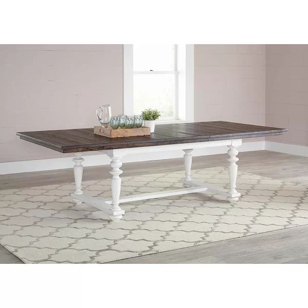 Caliban Extendable Pine Solid Wood Dining Table | Wayfair North America