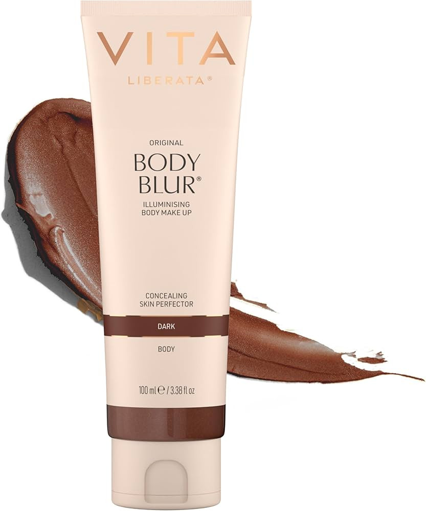 Vita Liberata Body Blur - Dark, Skin Perfecting Leg & Body Makeup, Wash Off Instant Tanner, Radia... | Amazon (US)
