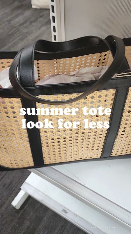 Cane tote, beach tote, market tote, vacation bag, look for less, target style, targetfavefinds 

#LTKVideo #LTKitbag #LTKfindsunder50