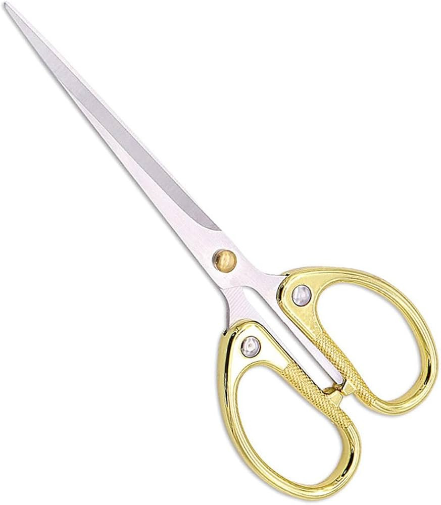6.3-inch Small Craft Scissors, Sharp Blades Office Scissors for Desk, Stainless Steel All Purpose... | Amazon (US)