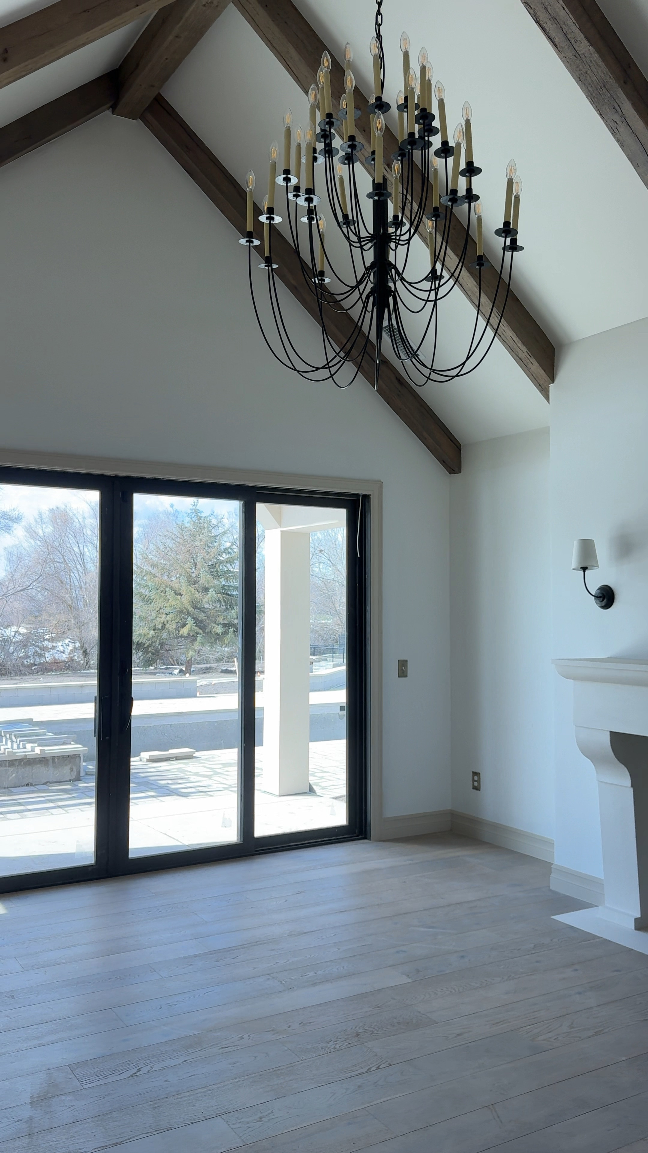 My bedroom chandelier and sconces. 