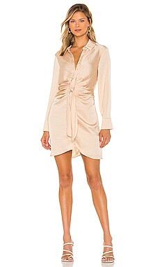 BB Dakota by Steve Madden Tie Curious Dress in Champagne from Revolve.com | Revolve Clothing (Global)