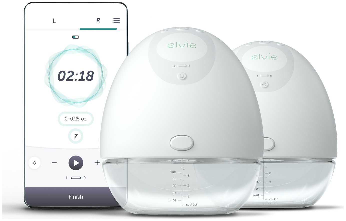 Elvie Double Electric Breast Pump | argos.co.uk