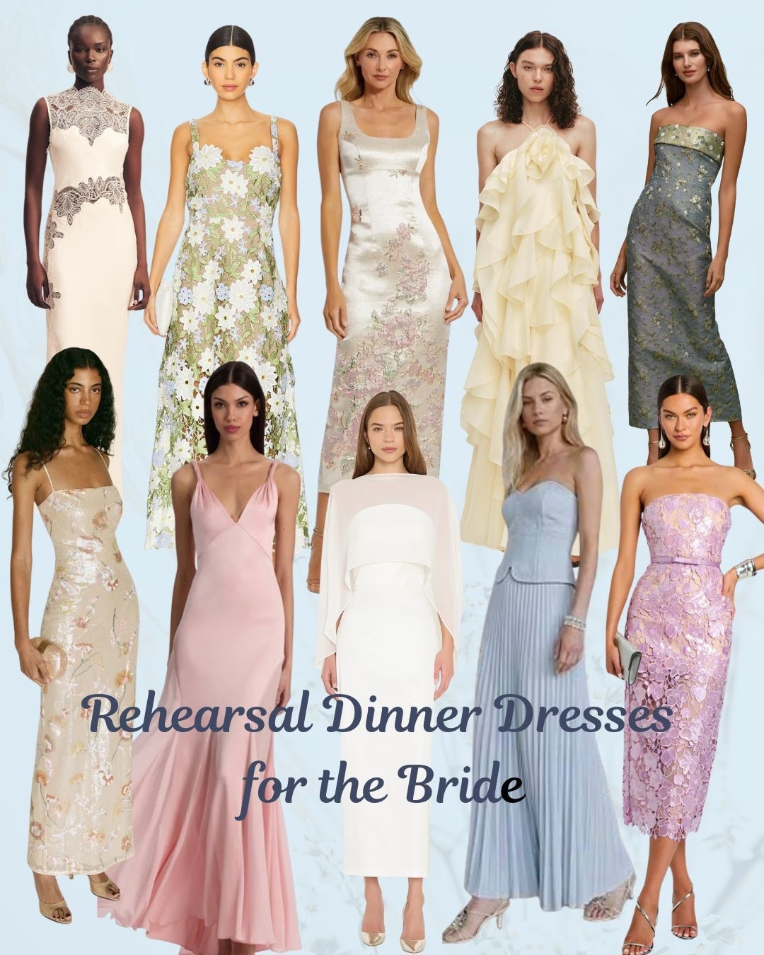 It’s Wedding Wednesday and we’re talking rehearsal dinner dresses for the bride. 💍
White is always a classic, though it’s not your only option. Think soft pastels or a hint of color that still feels special without stealing the spotlight from your big day. I’m team save white for the wedding but I know many brides love wearing white to every event, so I included a few chic options if that’s your vibe. 🤍 Tell me — are you going white or adding a little color? 

@reformation @macduggal @vchapmanstudio @shonajoy @aliceandolivia @dillards @_aje_ @retrofete @elliatt @amandauprichard 

#rehearsaldinnerdress #rehearsaldinnerdresses #rehearsaldinners #bridetobe #bridalstyle  #2026brides #2026bride #bridallooks #bridaloutfits  



#LTKWedding