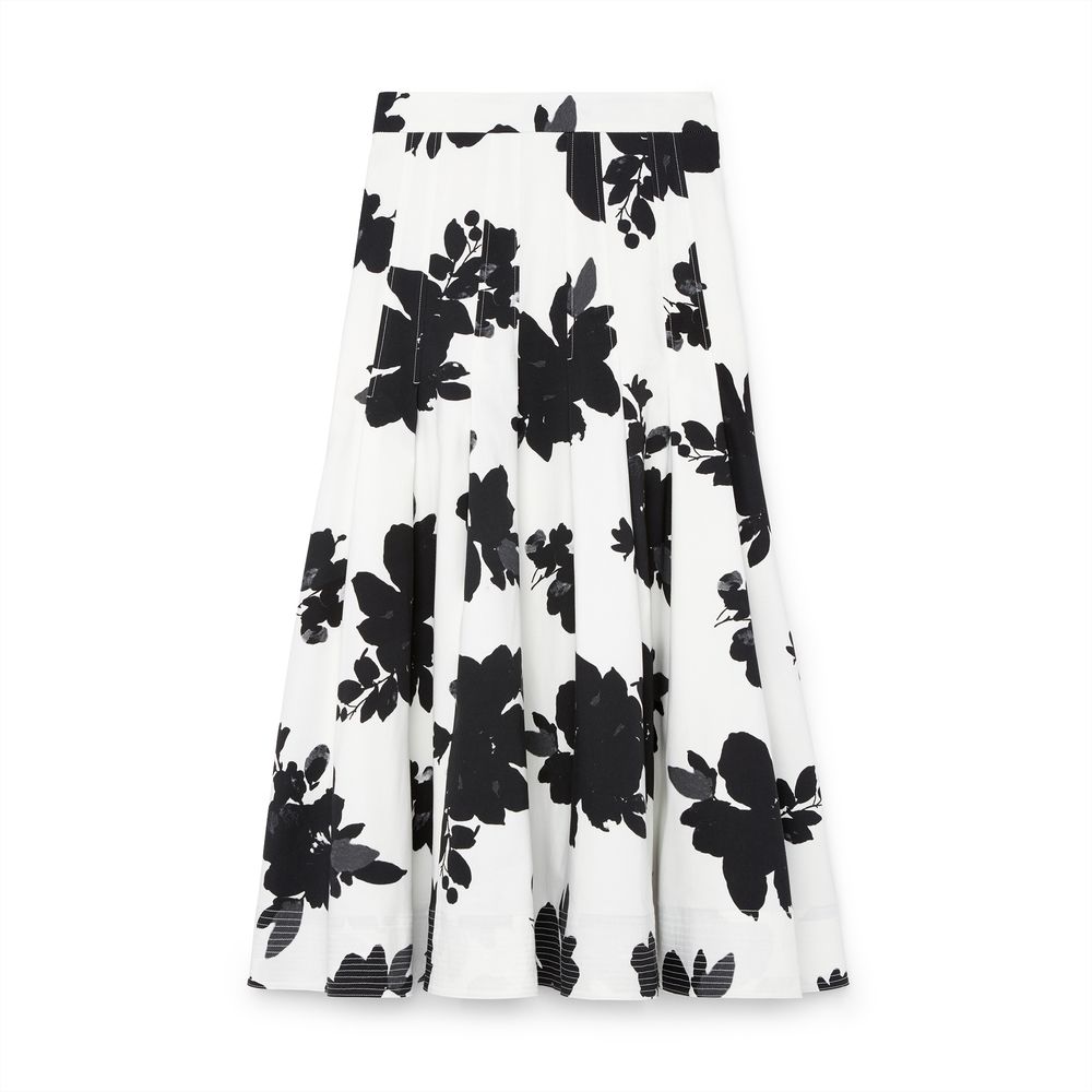 Boyle Brushed Floral Skirt | goop | goop