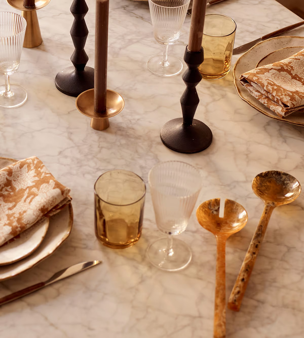 Henrietta Salad Servers, Set of Two - Soho Home | Soho Home Ltd