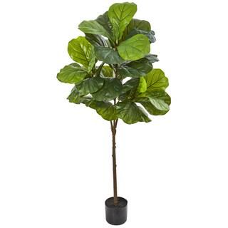 4.5ft. Fiddle Leaf Tree with White Planter | Michaels Stores