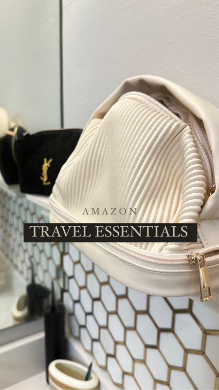 Amazon travel essentials ✈️
Make up bag I love this with the lower flat pocket and a brush holder 

Amazon shop Megan Quist 

#LTKSeasonal #LTKfindsunder50 #LTKtravel