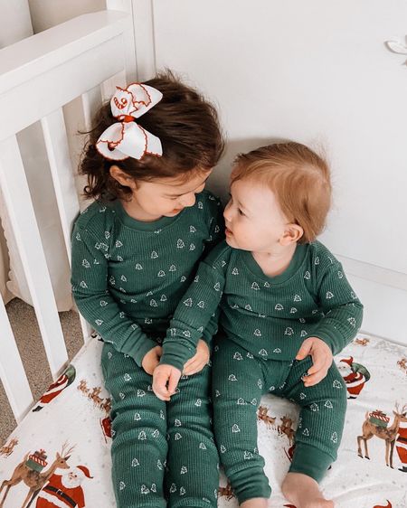 Christmas pajamas. Christmas Holiday Sheets. Holiday pjs. Toddler night before Christmas 

#LTKfamily #LTKHoliday #LTKbaby