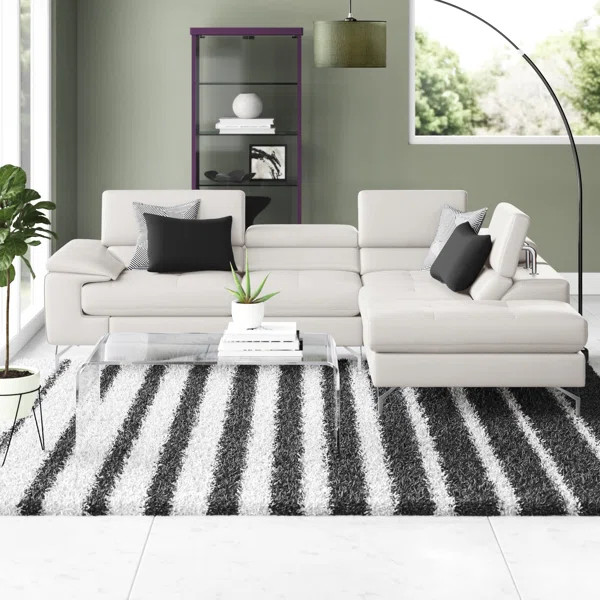 Ellijay 2 - Piece Leather Sectional | Wayfair North America