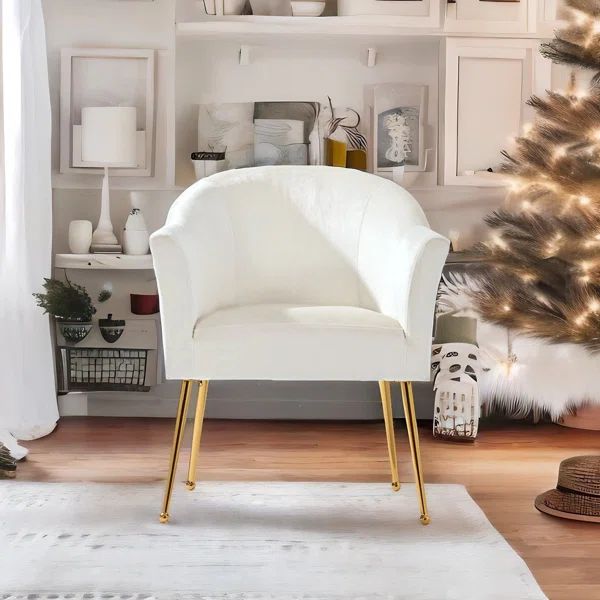 Rashia Upholstered Barrel Chair | Wayfair North America