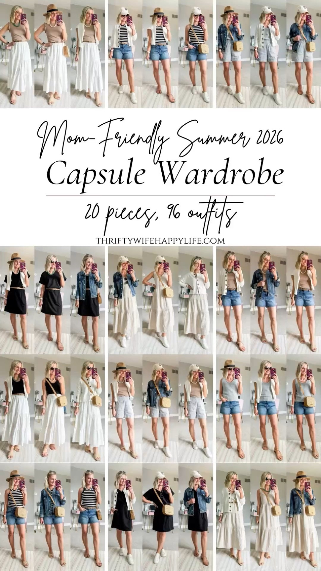 Mom-Friendly Summer Capsule Wardrobe 2026! Outfit ideas from my capsule wardrobe

#LTKootd #LTKPetite #LTKSeasonal