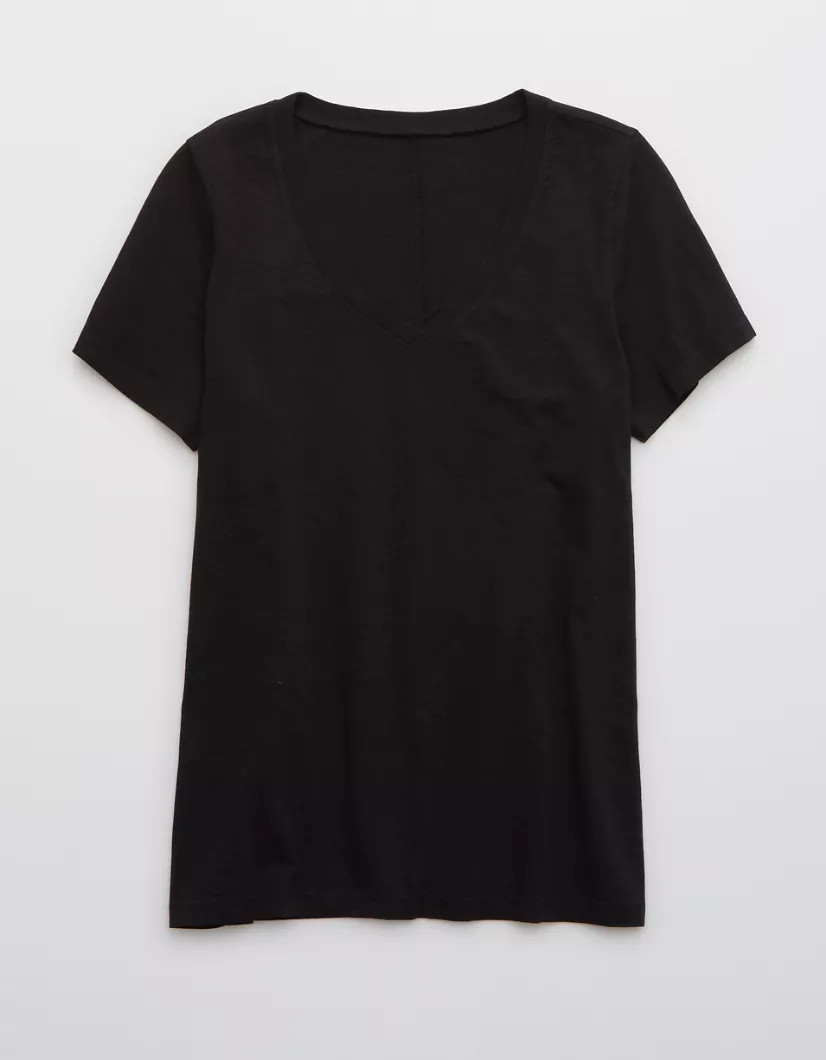 Aerie Basic V-Neck T-Shirt | American Eagle Outfitters (US & CA)