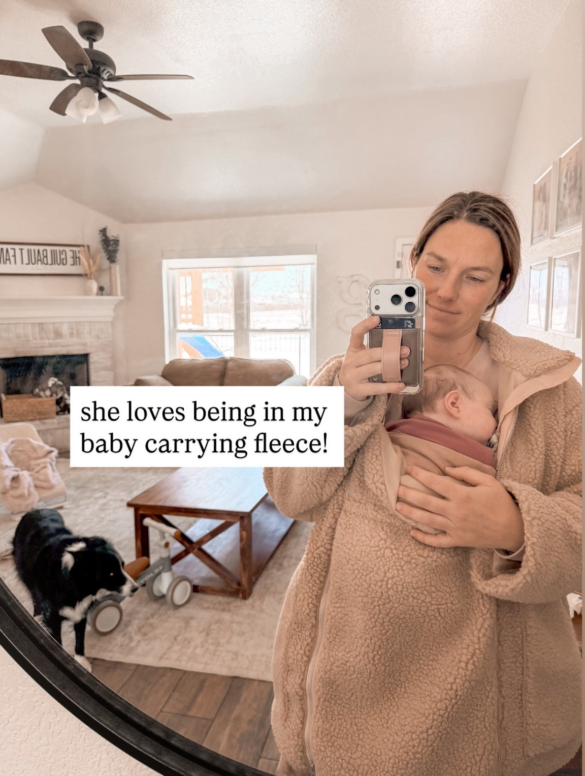 wearing a medium! it’s like a table leaf but a jacket 😂 probably could have sized down to a small but there’s plenty of room for a bulkier carrier as well!

#LTKfindsunder50 #LTKbaby #LTKSeasonal