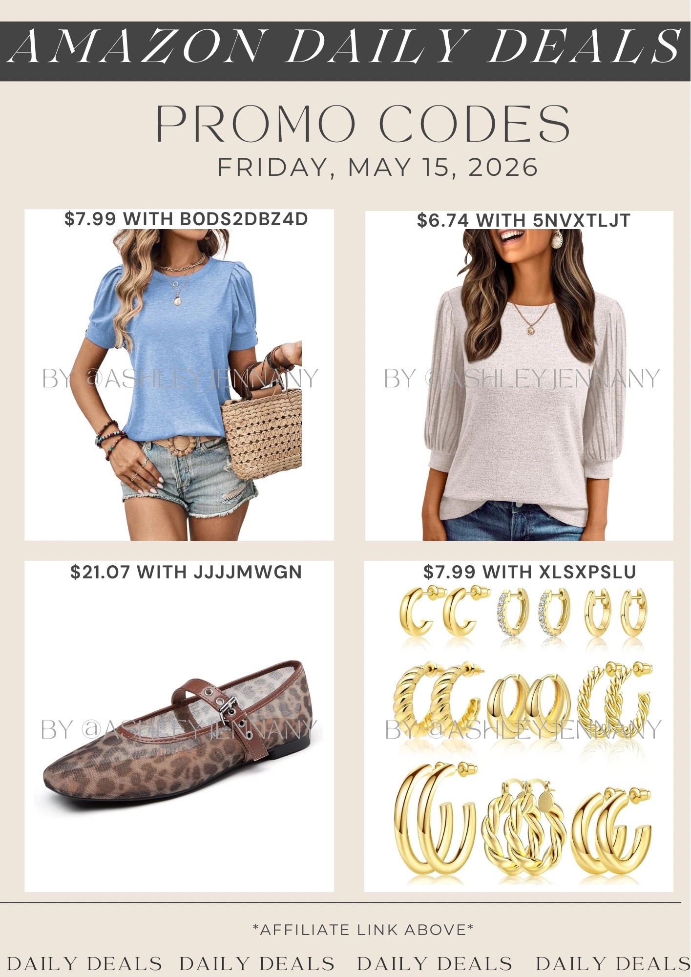 Amazon deals

#LTKSaleAlert #LTKMidsize #LTKootd