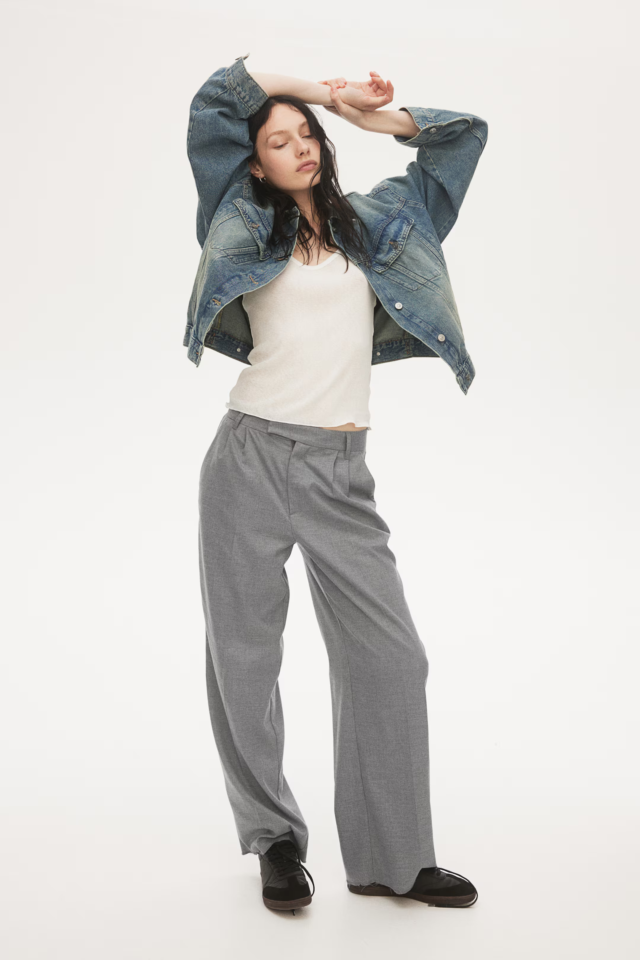 Dress Pants - Taupe - Ladies | H&M US | H&M (US + CA)