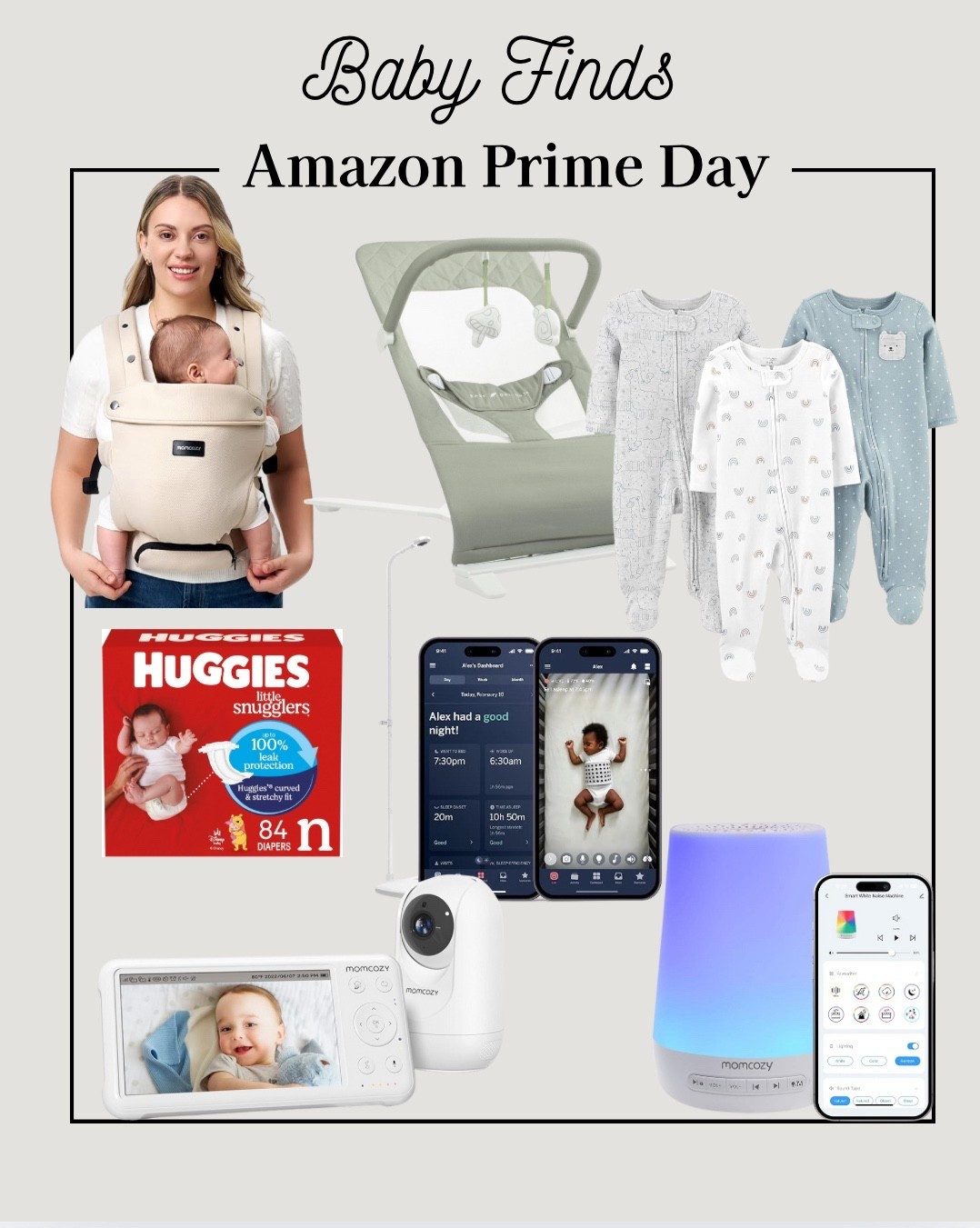 99% off my shopping is in the bay section these days so of course this is the first place I looked. Baby’s are expensive, you have to save money where you can! Several of these we own and love like the MomCozy sound machine and baby carrier. Highly recommend!

#LTKFindsUnder100 #LTKBaby #LTKSaleAlert