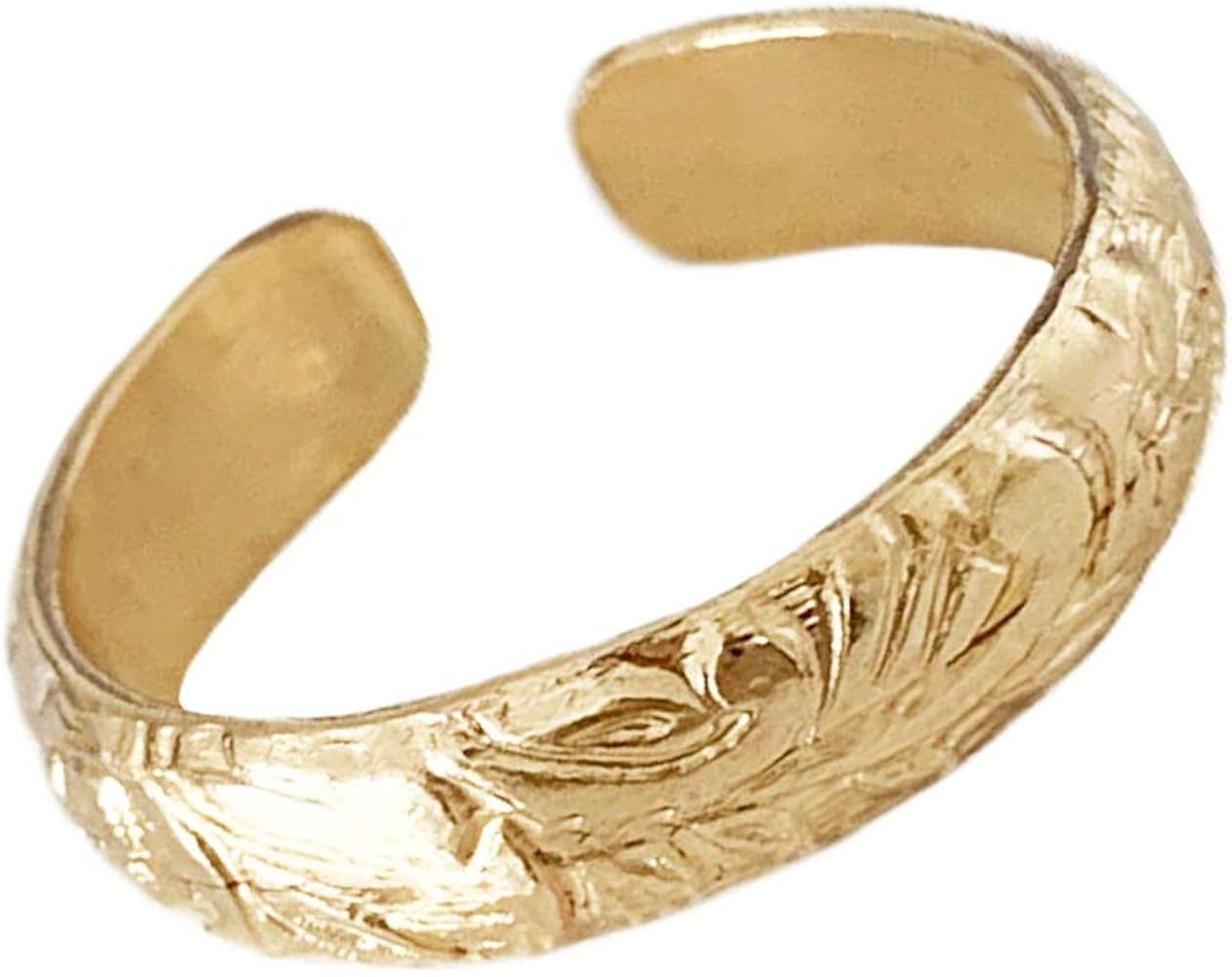 Toe Ring | The Coastline | 14K Gold Filled or Sterling Silver Adjustable Toe Ring | Attire for Yo... | Amazon (US)