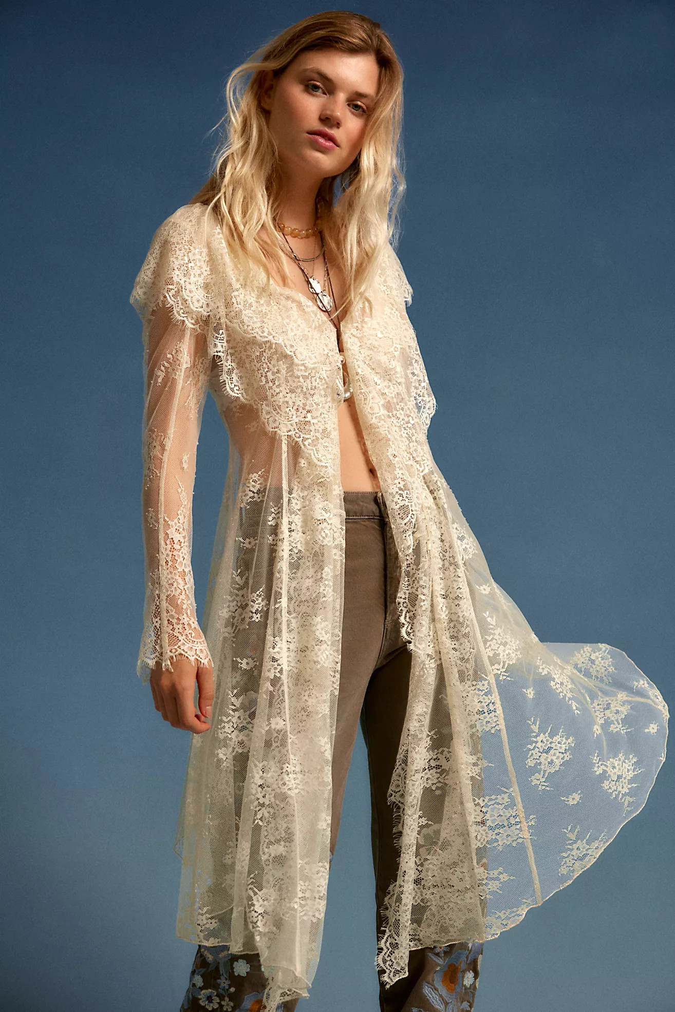 Nigel Preston Maud Lace Duster | Free People (Global - UK&FR Excluded)