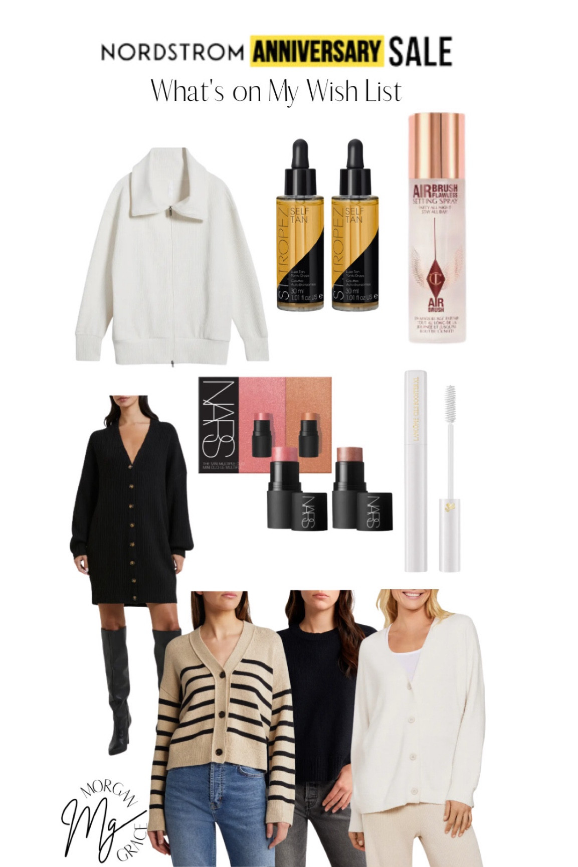 Nordstrom Anniversary Sale: My Wish List

self tanner. setting spray. fall sweater. cardigan. sweater dress  

#LTKxNSale #LTKBeauty #LTKSummerSales