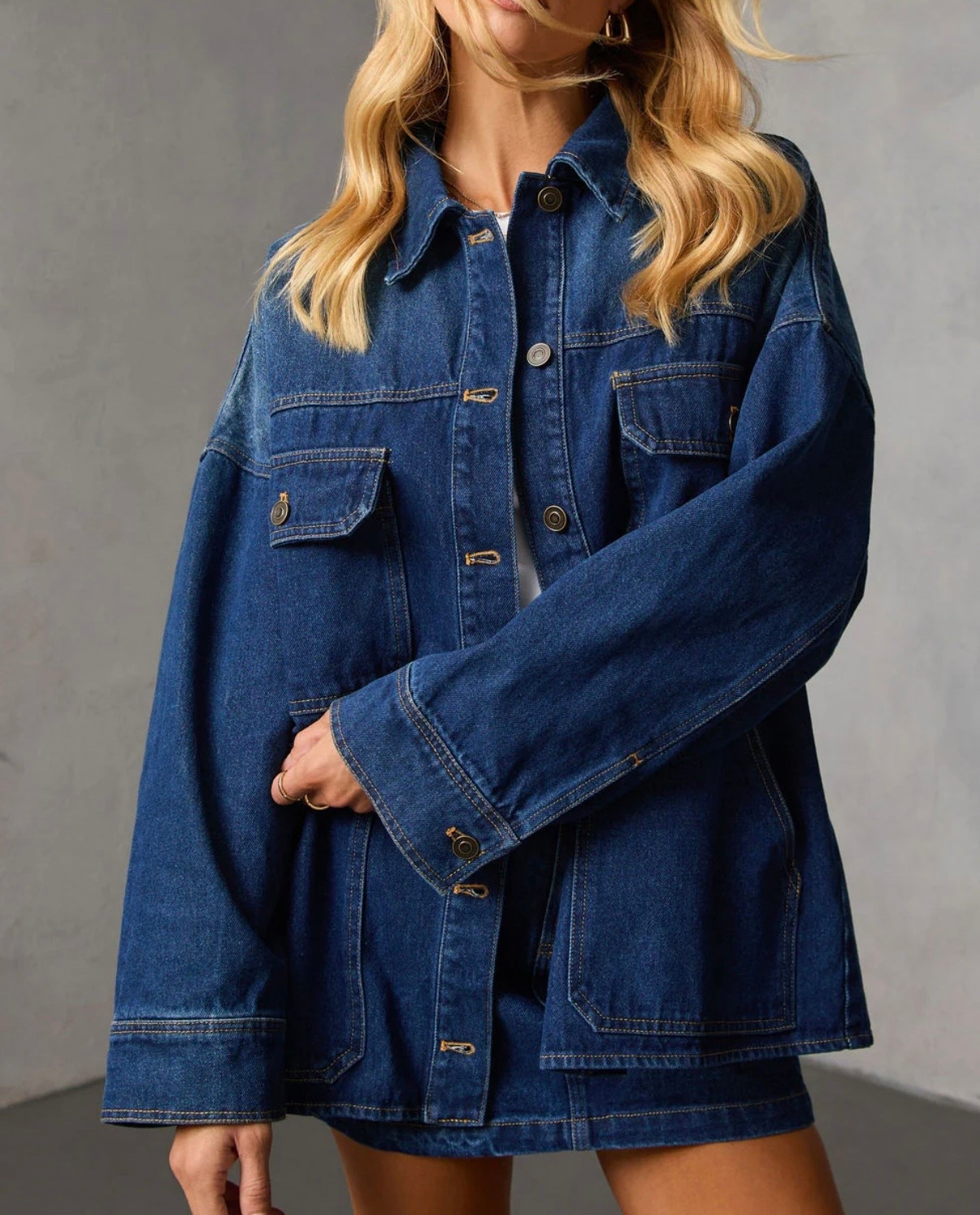 Oversized denim jacket

#LTKFindsUnder50 #LTKStyleTip #LTKFallSale