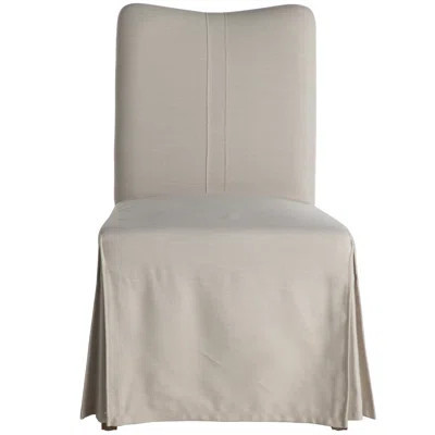Jeanette Fabric Side Chair in Ivory Beige | Wayfair North America